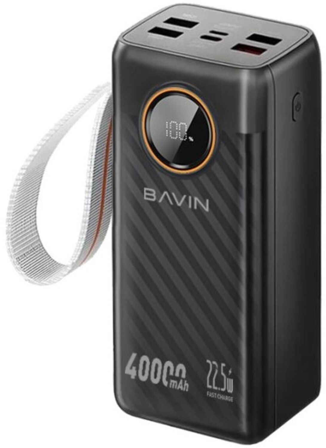 Батарея мобільна Bavin PC1156S 40000 mAh FAST CHARGING 22.5W Black (Y-PC1156S-BK) - Фото 1