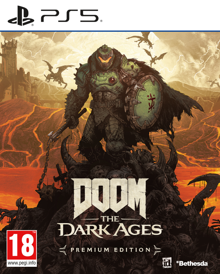 Ігровий диск PS5 DOOM: The Dark Ages Premium Edition - Фото 1