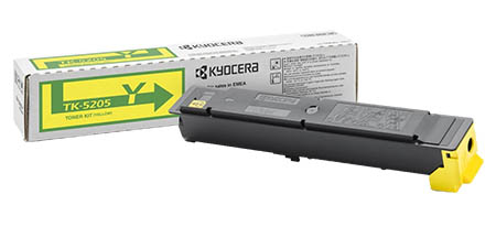 Картридж для лазерных принтеров/МФУ Kyocera TK-5205Y (1T02R5ANL0) - Фото 1