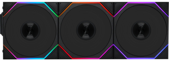 Корпусный вентилятор Lian Li Uni Fan TL WIRELESS 120-3 Black (G99.12TL1W3B.00) - Фото 1