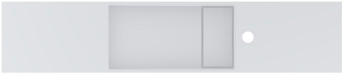 Раковина для ванной Miraggio TONI 1050 L - Фото 1