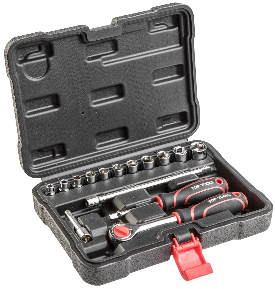 Набор торцевых ключей Top Tools 38D525 15 шт. - Фото 1