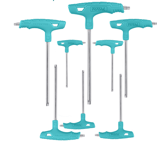 Набор шестигранных ключей Total Torx 8 шт. (THHW80836) - Фото 1