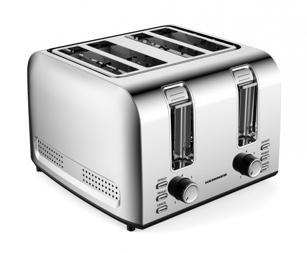 Тостер Heinner HTP-4S1500SS - Фото 1