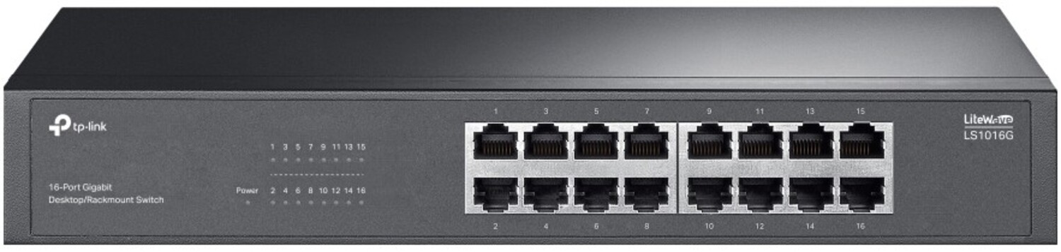 Коммутатор локальної мережі (Switch) TP-Link LS1016G - Фото 1