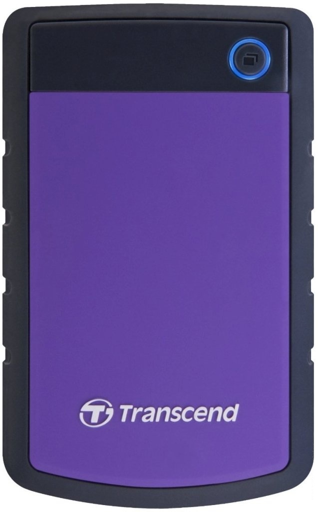 Жорсткий диск зовнішній дротовий Transcend 1TB TS1TSJ25H3P Storejet 2.5' - Фото 1
