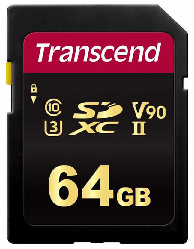 Карта памяти Transcend SDXC 700S 64GB MLC UHS-II U3 C10 V30 (TS64GSDC700S) - Фото 1