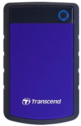 Жесткий диск внешний проводной Transcend StoreJet 25H3P 2 TB Blue (TS2TSJ25H3B) - Фото 1