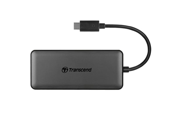 Хаб USB Transcend 6 ports USB 3.1 Type-C Black (TS-HUB5C) - Фото 1