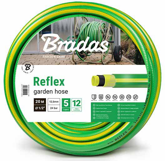 Шланг поливочний BRADAS REFLEX 1/2" 50 м (WFR1/250) - Фото 1