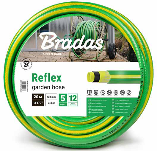 Шланг поливочний BRADAS REFLEX 1/2" 20 м (WFR1/220) - Фото 1