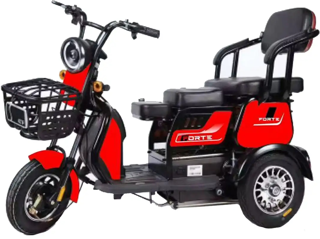 Трицикл Forte Family-WS600 Red (+Аккумулятор 12V20A/25А 5 шт.) - Фото 1