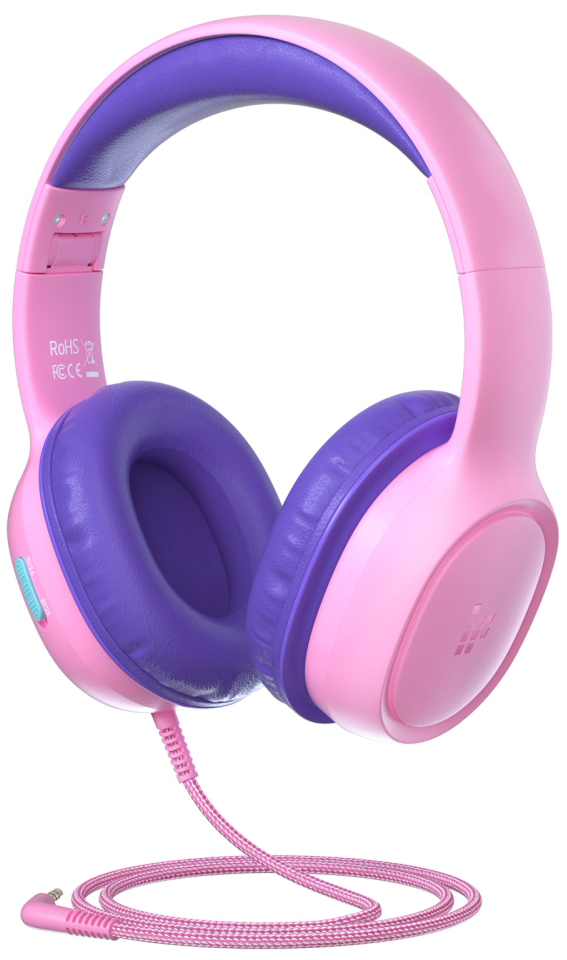 Наушники накладные проводные Tronsmart KH01 Pink - Фото 1