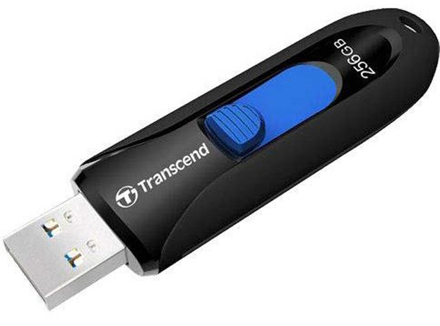 Флеш USB Transcend JetFlash 790 256GB USB 3.0 Black (TS256GJF790K) - Фото 1