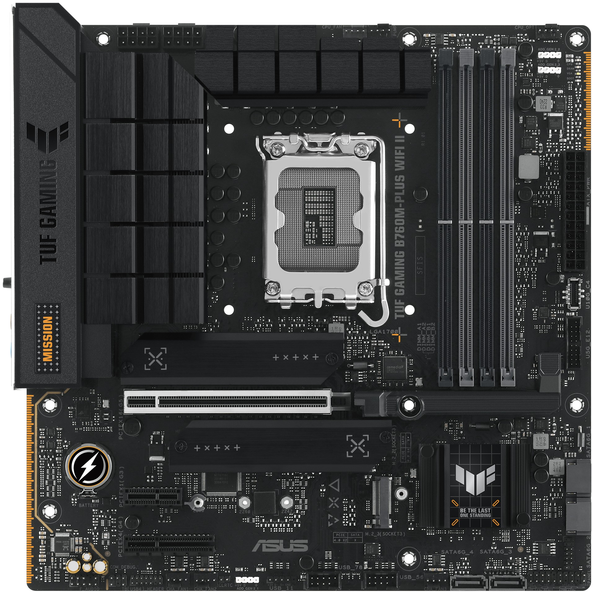 Материнская плата Asus TUF GAMING B760M-PLUS WIFI II - Фото 1
