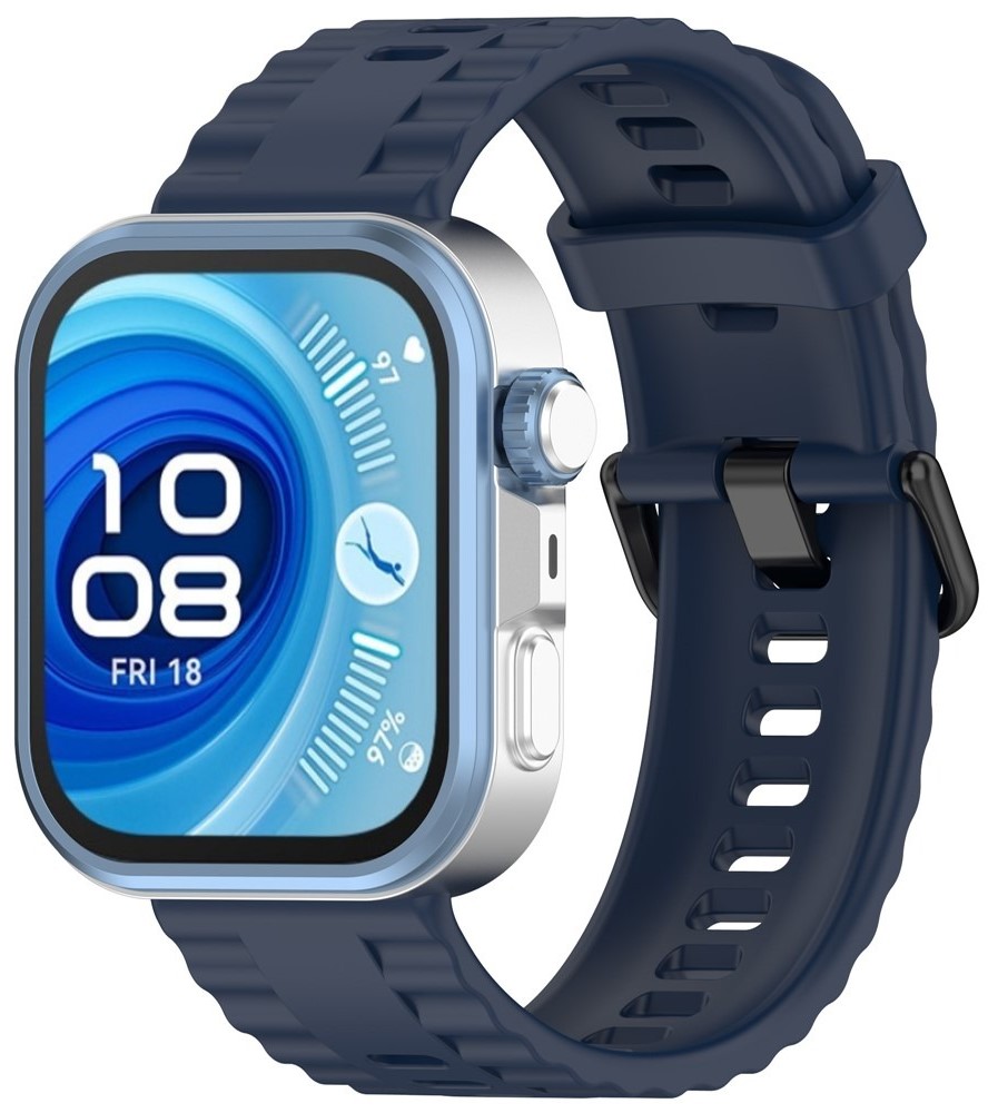 Купить Ремешок для смарт-часов BeCover Ribbed Tape for Huawei Watch Fit 3 / Fit 4 / Fit 4 Pro Deep Blue (714113)" - Фото 1 Ремешок для смарт-часов BeCover Ribbed Tape for Huawei Watch Fit 3 / Fit 4 / Fit 4 Pro Deep Blue (714113)" - Фото 1