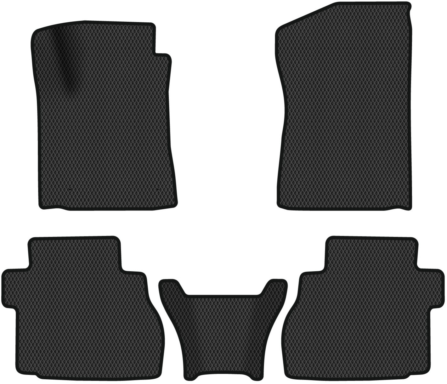 EVA килимки в салон авто EVAtech для Sequoia 8 seats Toyota 2008 2 покоління SUV USA (TY11030CD5BM2RBB) - Фото 1