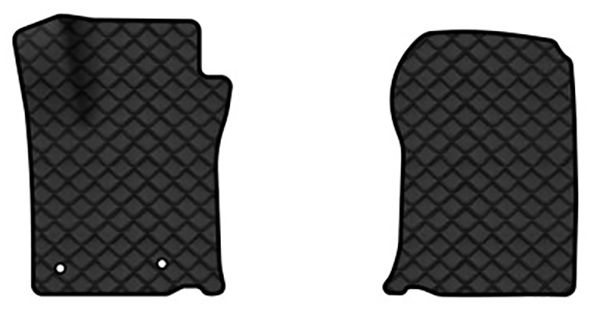 Коврики из экокожи в салон авто передние EVAtech ECO для Land Cruiser Prado (150) 5 seats Restyling Toyota 2013-2023 4 поколение SUV EU TY11532AD2TL2BBB - Фото 1