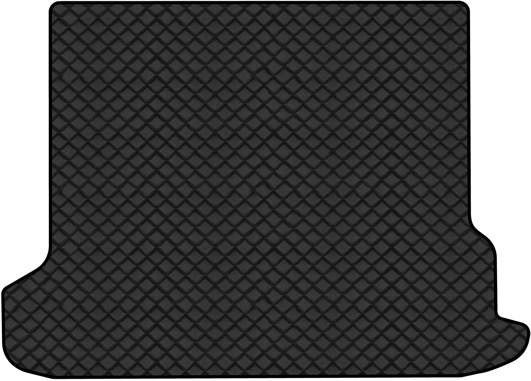 Килимок з екошкіри в багажник авто EVAtech ECO для Land Cruiser Prado (150) 5 seats Restyling Toyota 2013-2023 4 покоління SUV EU TY11532BA1BBB - Фото 1