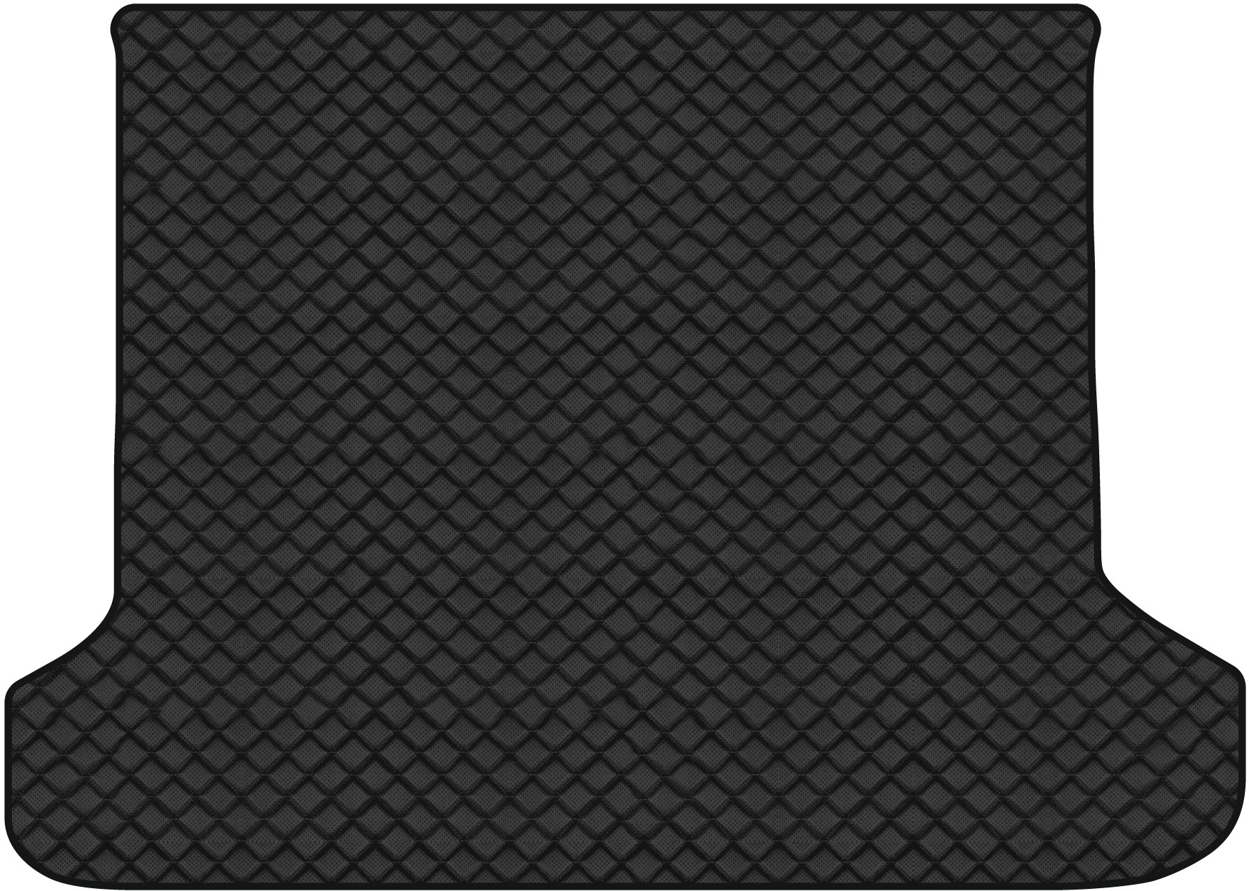 Килимок з екошкіри в багажник авто EVAtech ECO для Land Cruiser Prado (150) 5 seats Restyling Toyota 2013-2023 4 покоління SUV EU TY11532BJ1BBB - Фото 1