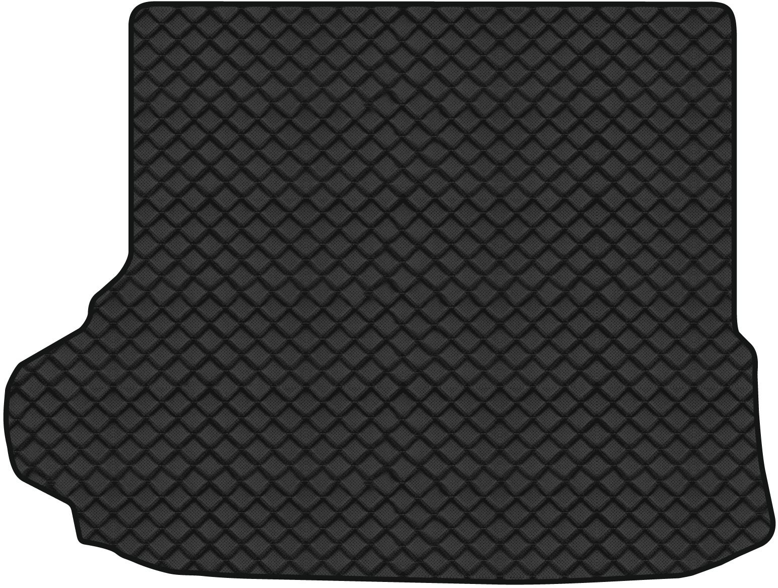 Килимок з екошкіри в багажник авто EVAtech ECO для Highlander (XU70) Hybrid Toyota 2019 4 покоління SUV USA TY12000B1BBB - Фото 1