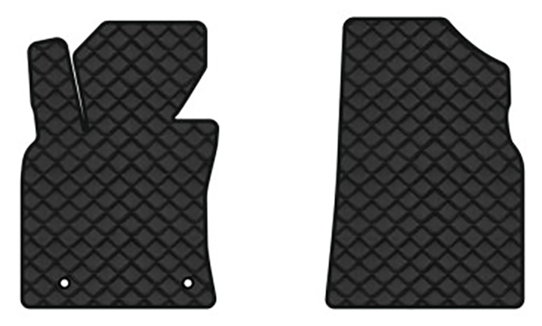 Коврики из экокожи в салон авто передние EVAtech для Camry (XV70) Hybrid Restyling Toyota 2020-2024 8 поколение Sedan EU TY1246AV2TL2BBB - Фото 1