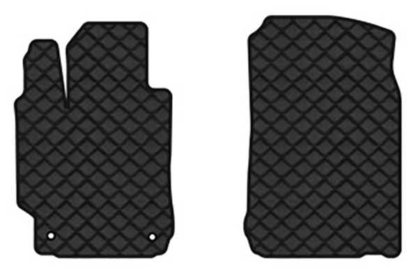 Коврики из экокожи в салон авто передние EVAtech для Camry (XV50) 2.5L Toyota 2011-2014 7 поколение Sedan EU TY12484A2TL2BBB - Фото 1