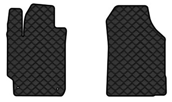 Коврики из экокожи в салон авто передние EVAtech для Camry (XV40) (2.5L) Toyota 2006-2011 6 поколение Sedan EU TY12659AV2LA2BBLB - Фото 1