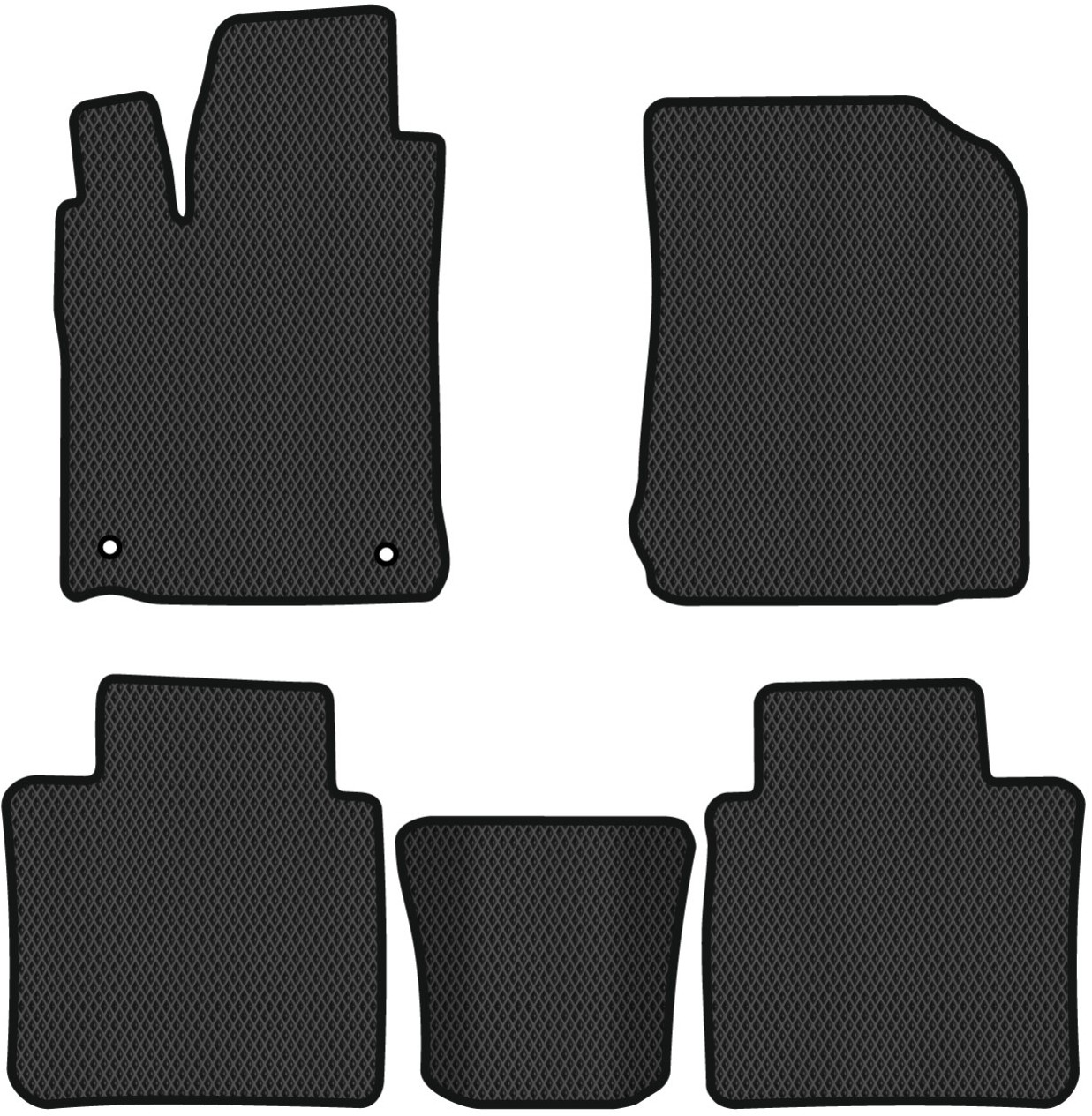 EVA килимки в салон авто EVAtech для Avalon (XX40) (XLE) Hybrid Toyota 2012-2018 4 покоління Sedan USA (TY13331C5TL2RBB) - Фото 1