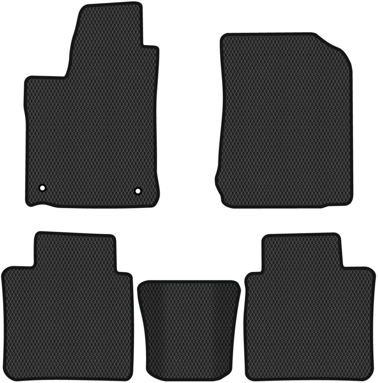 EVA килимки в салон авто EVAtech для Avalon (XX40) (XLE) Hybrid Toyota 2012-2018 4 покоління Sedan USA (TY13331CB5TL2RBB) - Фото 1