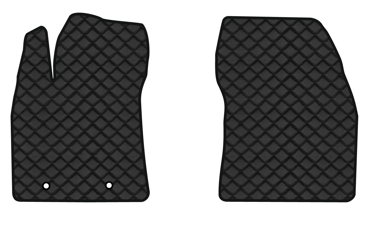 Килимки з екошкіри в салон авто передні EVAtech для Avensis (T27) Toyota 2009-2018 3 покоління Combi EU TY1656AV2TL2BBB - Фото 1