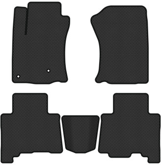 EVA коврики в салон авто EVAtech для Land Cruiser Prado (150) 7 seats Toyota 2009-2013 4 поколение SUV EU TY31919C5TL2RBB - Фото 1