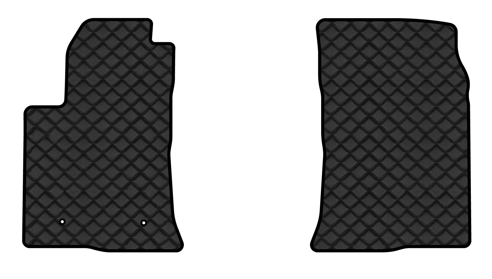 Килимки з екошкіри в салон авто передні EVAtech для Avensis (Liftback/Htb) Toyota 2003-2008 2 покоління Htb EU TY3237AB2LA2BBB - Фото 1