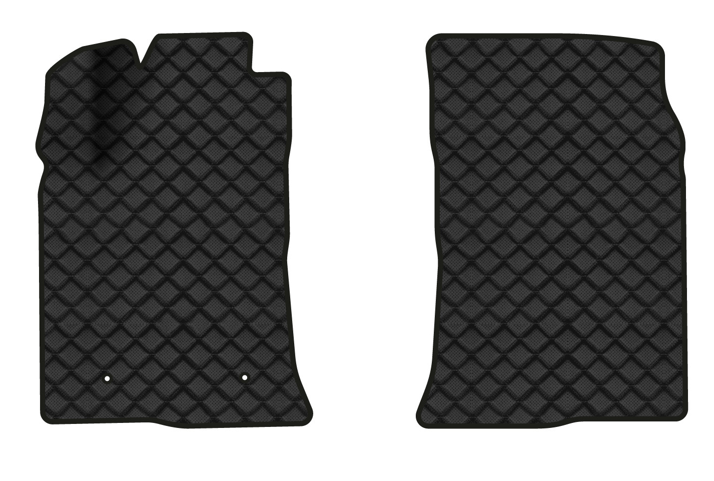 Коврики из экокожи в салон авто передние EVAtech для Avensis (Liftback/Htb) Toyota 2003-2008 2 поколение Htb EU TY3237AD2LA2BBB - Фото 1