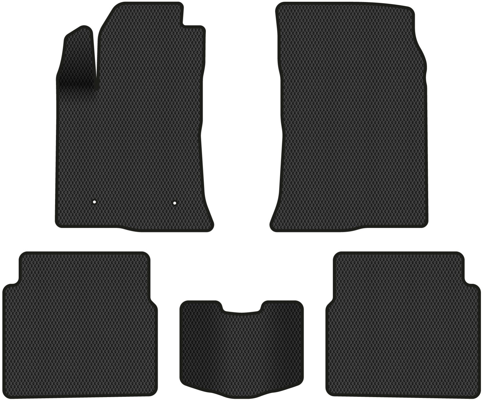 EVA килимки в салон авто EVAtech для Avensis (Liftback/Htb) Toyota 2003-2008 2 покоління Htb EU (TY3237C5LA2RBB) - Фото 1