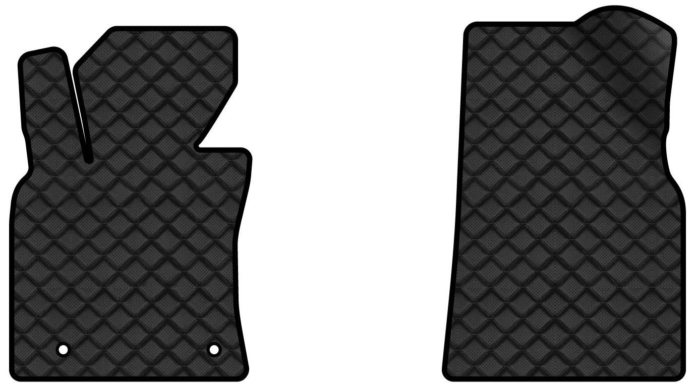 Коврики из экокожи в салон авто передние EVAtech для Camry (XV70) Toyota 2017-2024 8 поколение Sedan EU TY3245A2TL2BBB - Фото 1