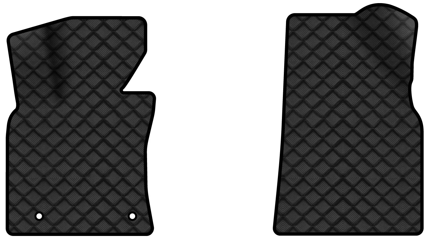 Коврики из экокожи в салон авто передние EVAtech для Camry (XV70) Toyota 2017-2024 8 поколение Sedan EU TY3245AD2TL2BBB - Фото 1