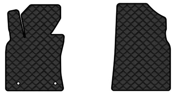 Коврики из экокожи в салон авто передние EVAtech для Camry (XV70) Toyota 2017-2024 8 поколение Sedan EU TY3245AV2TL2BBB - Фото 1