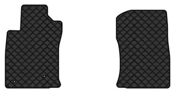 Коврики из экокожи в салон авто передние EVAtech ECO для Land Cruiser Prado (120) 5 seats (Electric seats) Toyota 2002-2009 3 поколение SUV EU TY3249AB2LA2BBB - Фото 1