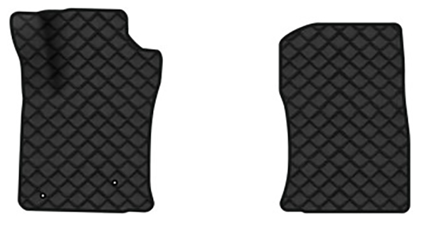 Коврики из экокожи в салон авто передние EVAtech ECO для Land Cruiser Prado (120) 5 seats (Electric seats) Toyota 2002-2009 3 поколение SUV EU TY3249AD2LA2BBB - Фото 1