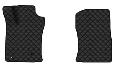 Коврики из экокожи в салон авто передние EVAtech ECO для Land Cruiser Prado (120) 7 seats (Electric seats) Toyota 2002-2009 3 поколение SUV EU TY3251AD2LA2BBB - Фото 1