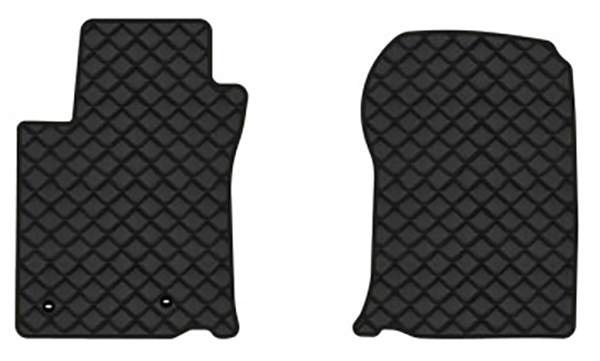 Килимки з екошкіри в салон авто передні EVAtech ECO для Land Cruiser Prado (150) 5 seats Restyling Toyota 2013-2023 4 покоління SUV EU TY3253AB2TL2BBB - Фото 1