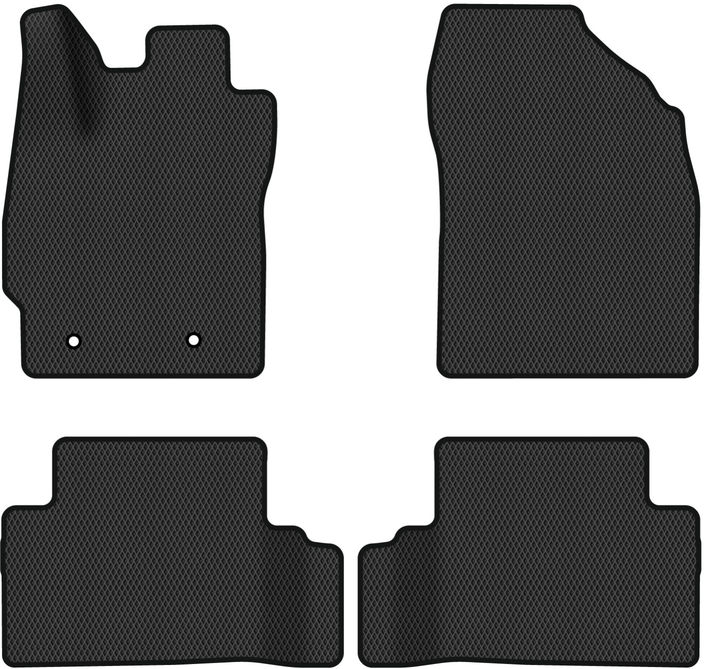 EVA килимки в салон авто EVAtech для Auris (E150) FWD 5-doors MT Toyota 2006-2012 1 покоління Htb EU TY3654PEC4TL2RBB - Фото 1
