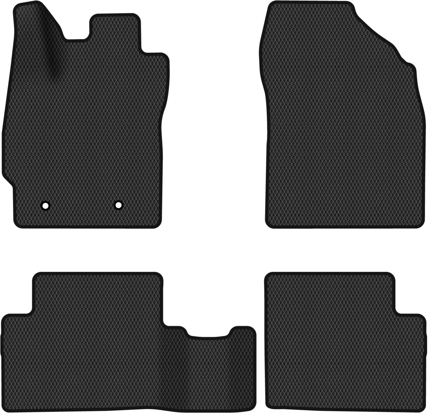 EVA килимки в салон авто EVAtech для Auris (E150) FWD 5-doors MT Toyota 2006-2012 1 покоління Htb EU TY3654PEL4TL2RBB - Фото 1
