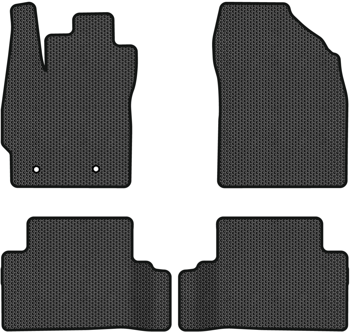 EVA килимки в салон авто EVAtech для Auris (E150) FWD 5-doors MT Toyota 2006-2012 1 покоління Htb EU TY3654PVC4TL2SBB - Фото 1