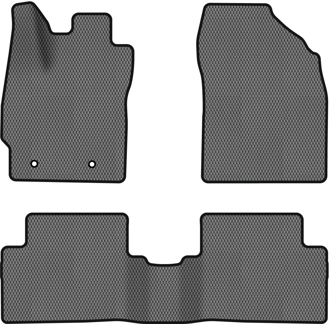 EVA килимки в салон авто EVAtech для Auris (E150) FWD 5-doors MT Toyota 2006-2012 1 покоління Htb EU TY3654ZE3TL2RGB - Фото 1