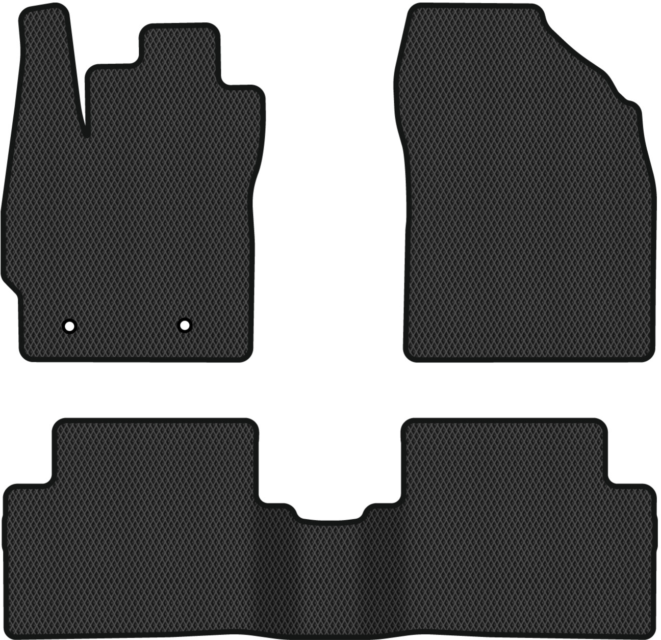 EVA коврики в салон авто EVAtech для Auris (E150) FWD 5-doors MT Toyota 2006-2012 1 поколение Htb EU TY3654ZV3TL2RBB - Фото 1