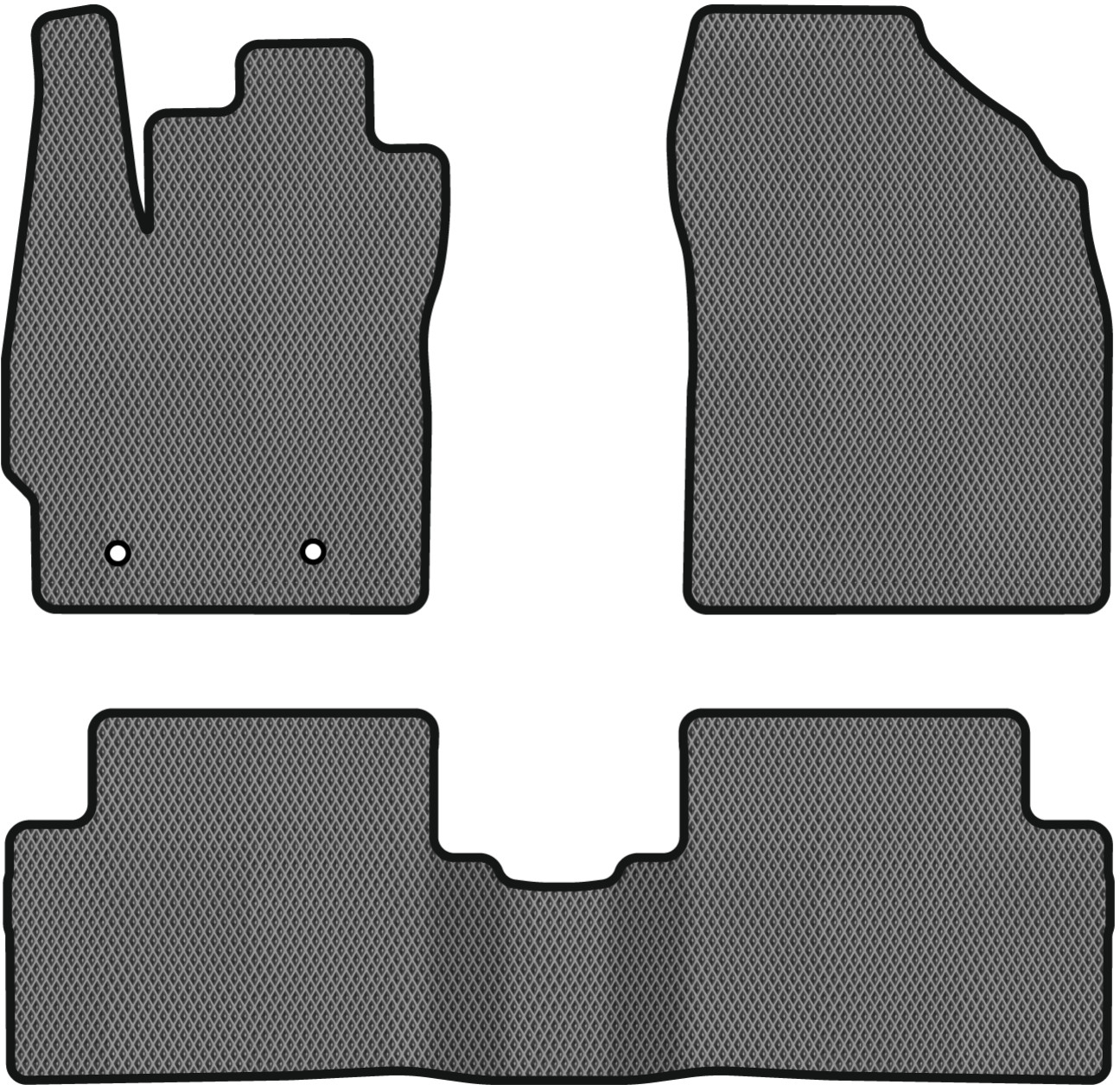 EVA килимки в салон авто EVAtech для Auris (E150) FWD 5-doors MT Toyota 2006-2012 1 покоління Htb EU TY3654ZV3TL2RGB - Фото 1