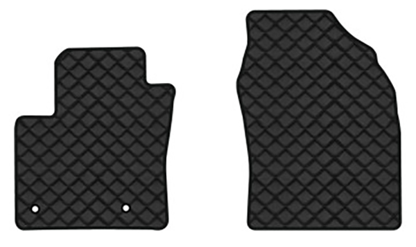 Коврики из экокожи в салон авто передние EVAtech для C-HR Hybrid Restyling Toyota 2020-2023 1 поколение SUV EU TY42927AG2TL2BBB - Фото 1