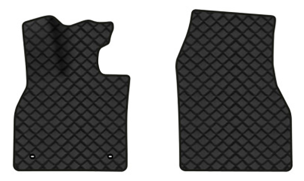 Коврики из экокожи в салон авто передние EVAtech для bZ4X (EA10) Toyota 2022 1 поколение SUV EU TY43774AD2TL2BBB - Фото 1